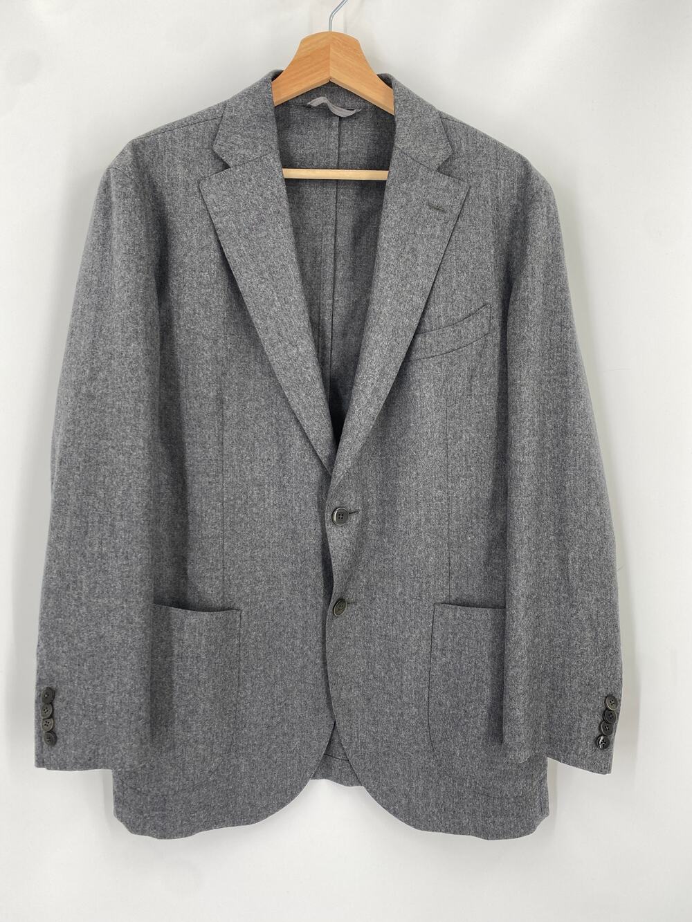 L.B.M. 42 Wool Gray Blazer Suit Jacket